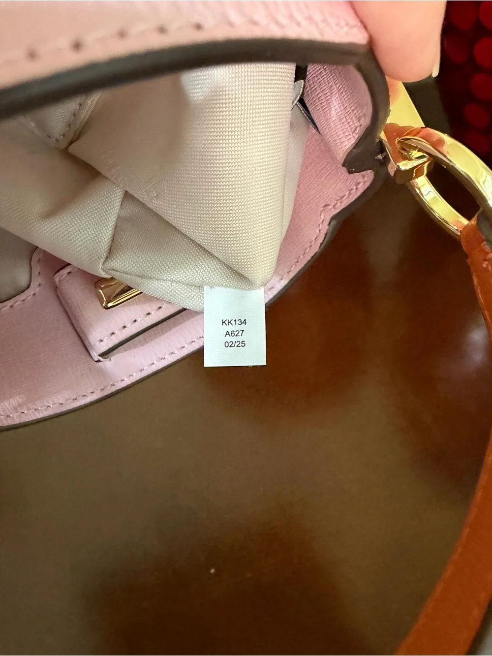 Kate Spade Phoebe Mini Top Handle Crossbody Pink, White and Orange Colorblock - Picture 12 of 16